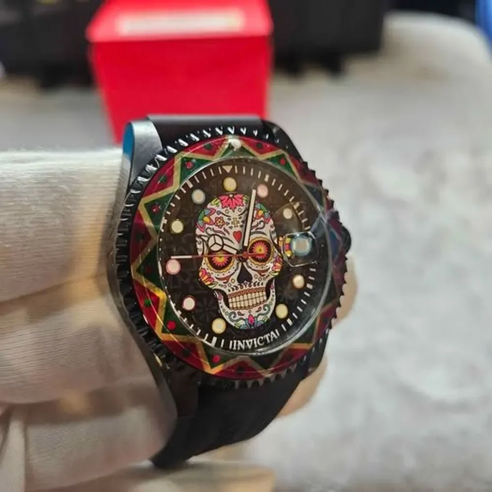 Invicta Pro Diver Dia De Los Muertos Men's Watch - 43mm, Black